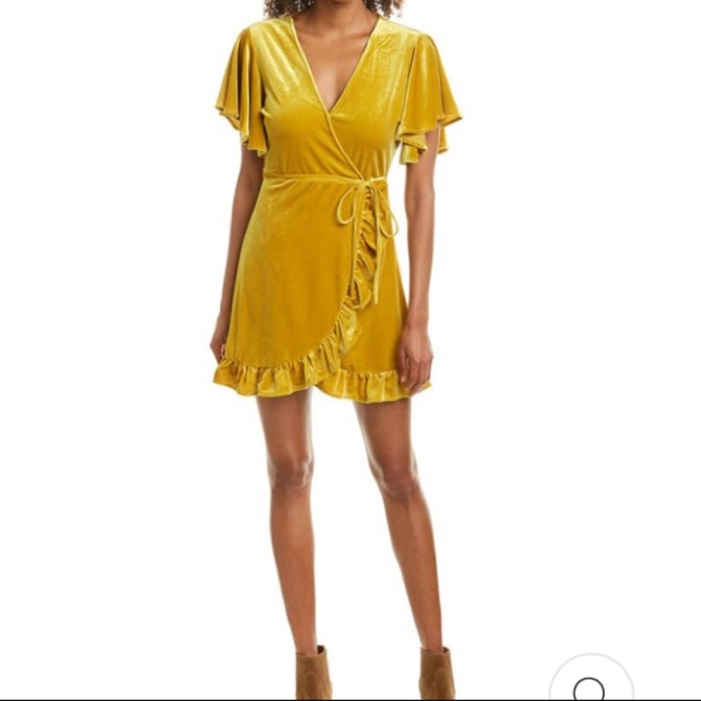 NWT Jack by BB Dakota Velvet wrap dress